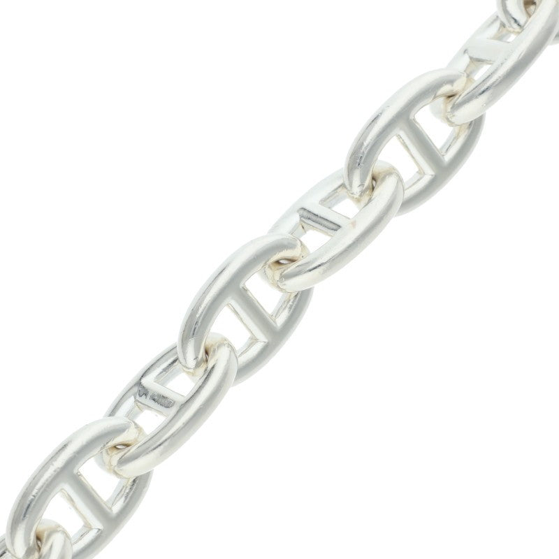 HERMES Chaine d'Ancre MM Silver Bracelet Size 15LINK