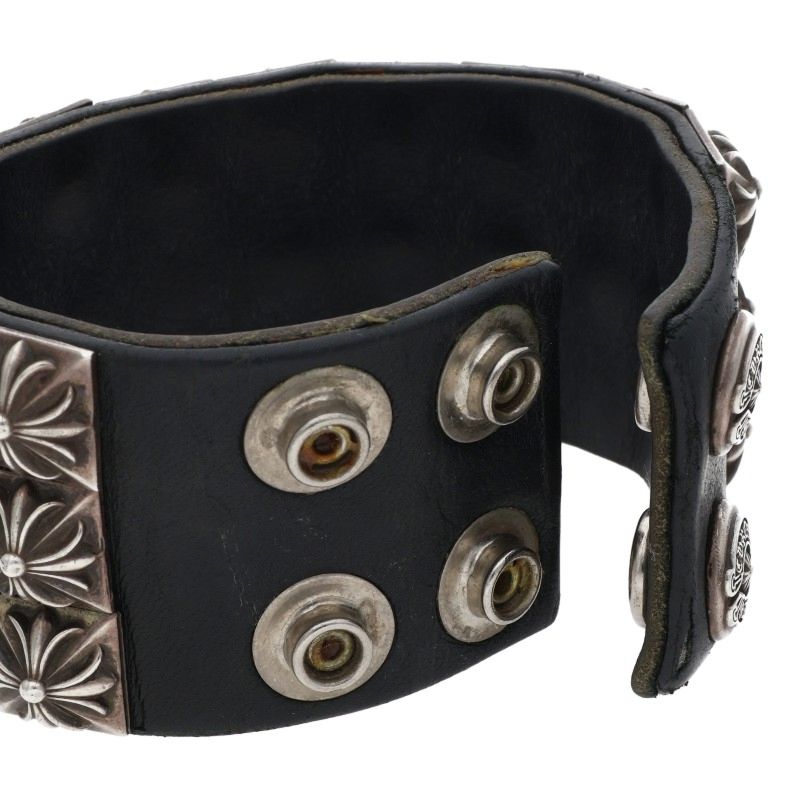 Chrome Hearts Zero Stud Leather Bracelet Size ONE SIZE