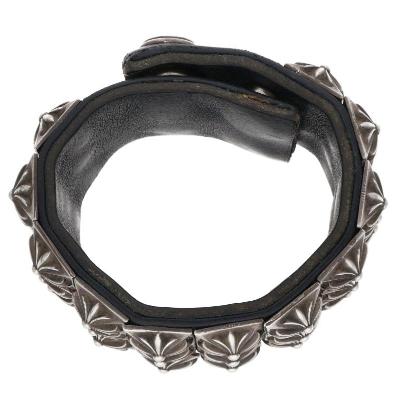 Chrome Hearts Zero Stud Leather Bracelet Size ONE SIZE