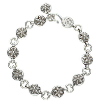 Chrome Hearts #2 Star Ball Silver Bracelet Size ONE SIZE
