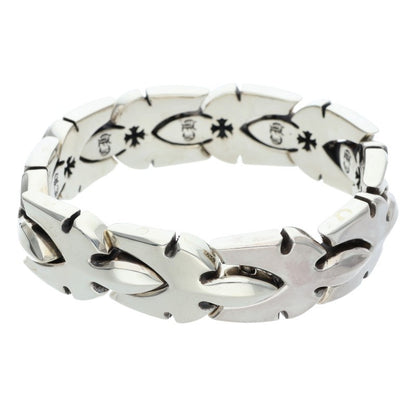 Chrome Hearts Fleur Knee Link MD Silver Bracelet Size 10LINK
