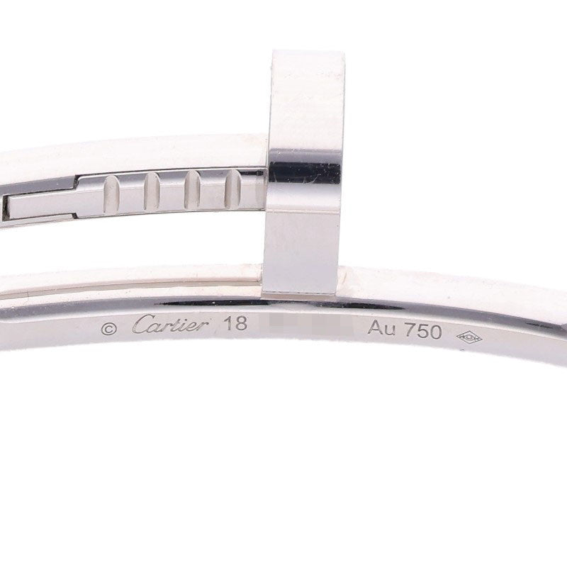 Cartier New Model JUSTE UN CLOU K18WG Gold Bracelet Size 18