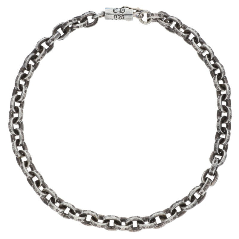 Chrome Hearts Paper Chain Silver Bracelet Size 8INCH