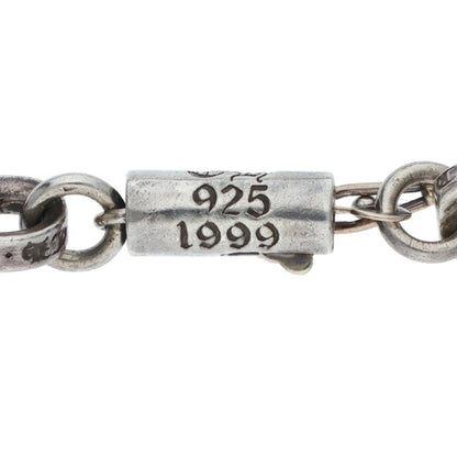 Chrome Hearts Paper Chain Silver Bracelet Size 8INCH