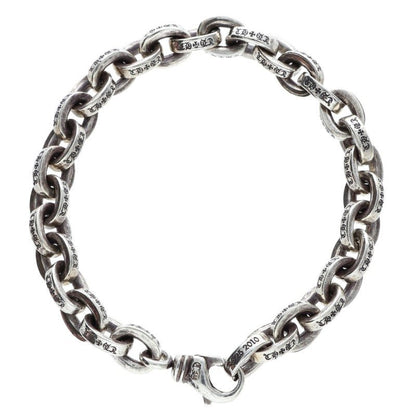 Chrome Hearts LARGE PAPER CHN Silver Bracelet Size 8 Inch
