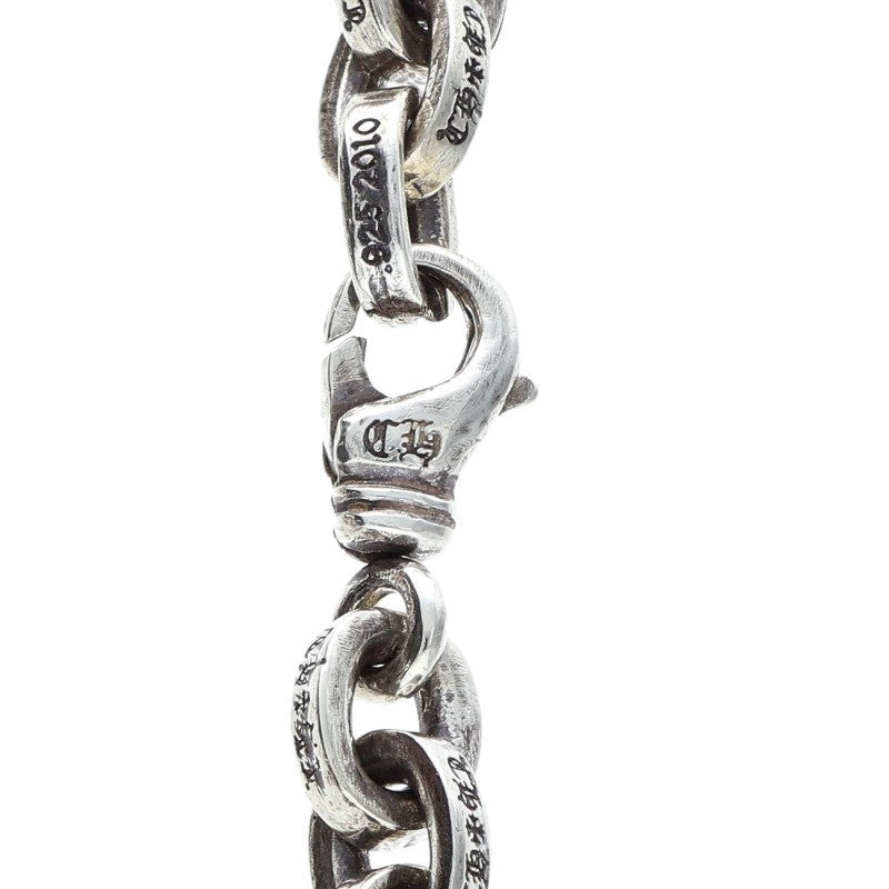 Chrome Hearts LARGE PAPER CHN Silver Bracelet Size 8 Inch