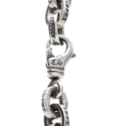 Chrome Hearts LARGE PAPER CHN Silver Bracelet Size 8 Inch