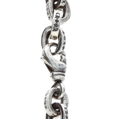 Chrome Hearts LARGE PAPER CHN Silver Bracelet Size 8 Inch