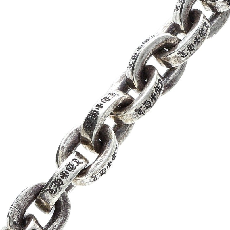 Chrome Hearts LARGE PAPER CHN Silver Bracelet Size 8 Inch