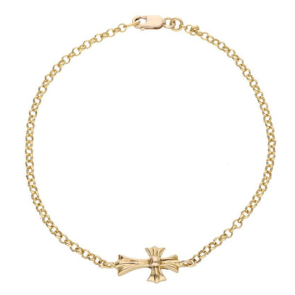 Chrome Hearts 22K Baby Fat Chain Gold Bracelet Size ONE SIZE