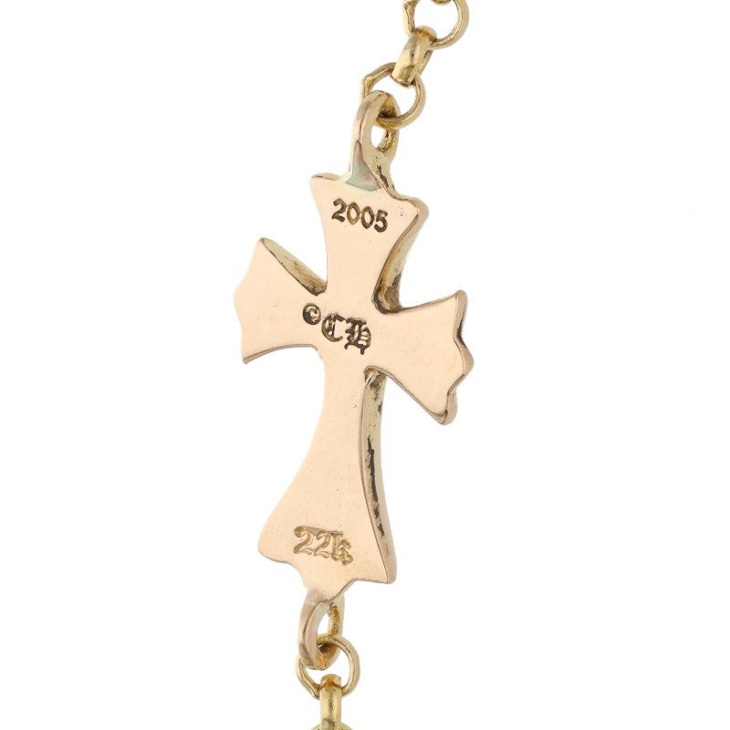 Chrome Hearts 22K Baby Fat Chain Gold Bracelet Size ONE SIZE