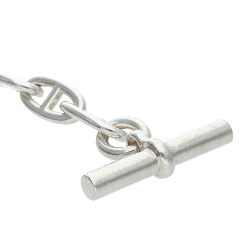 HERMES Chaine d'Ancre GM Silver Bracelet Size 14LINK