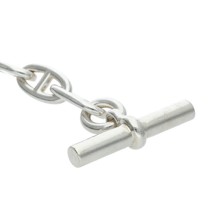 HERMES Chaine d'Ancre GM Silver Bracelet Size 14LINK