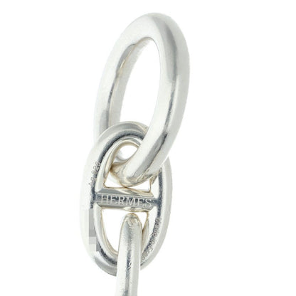 HERMES Chaine d'Ancre TGM 925 Silver Bracelet Size 12LINK