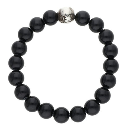 Chrome Hearts 10mm Onyx Bead Bracelet Black Size 10MM