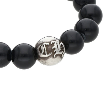 Chrome Hearts 10mm Onyx Bead Bracelet Black Size 10MM