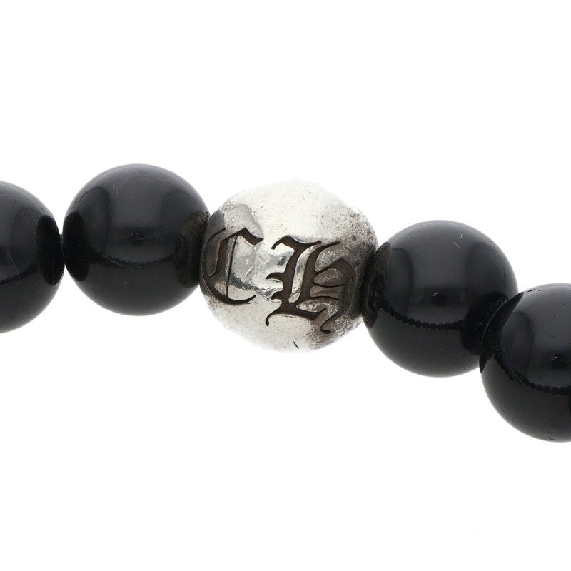 Chrome Hearts 10mm Onyx Bead Bracelet Black Size 10MM
