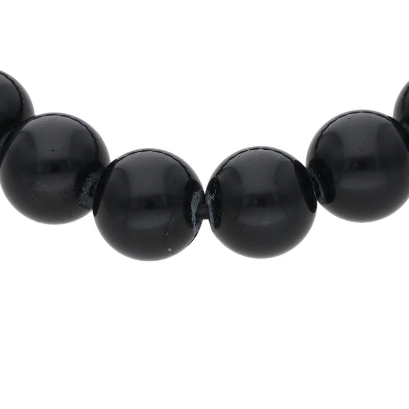Chrome Hearts 10mm Onyx Bead Bracelet Black Size 10MM