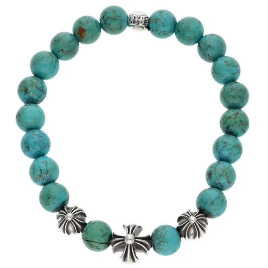 Chrome Hearts 8mm Turquoise Bead Bracelet Size ONE SIZE