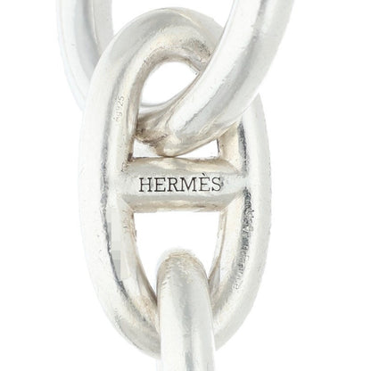 HERMES Chaine d'Ancre GM 925 Silver Bracelet Size 12LINK