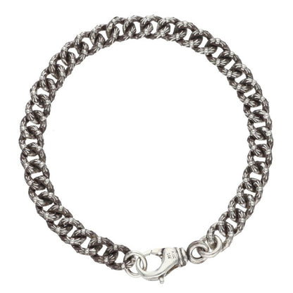 Chrome Hearts XTRA FNCY MINI Silver Bracelet Size 8INCH