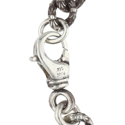 Chrome Hearts XTRA FNCY MINI Silver Bracelet Size 8INCH