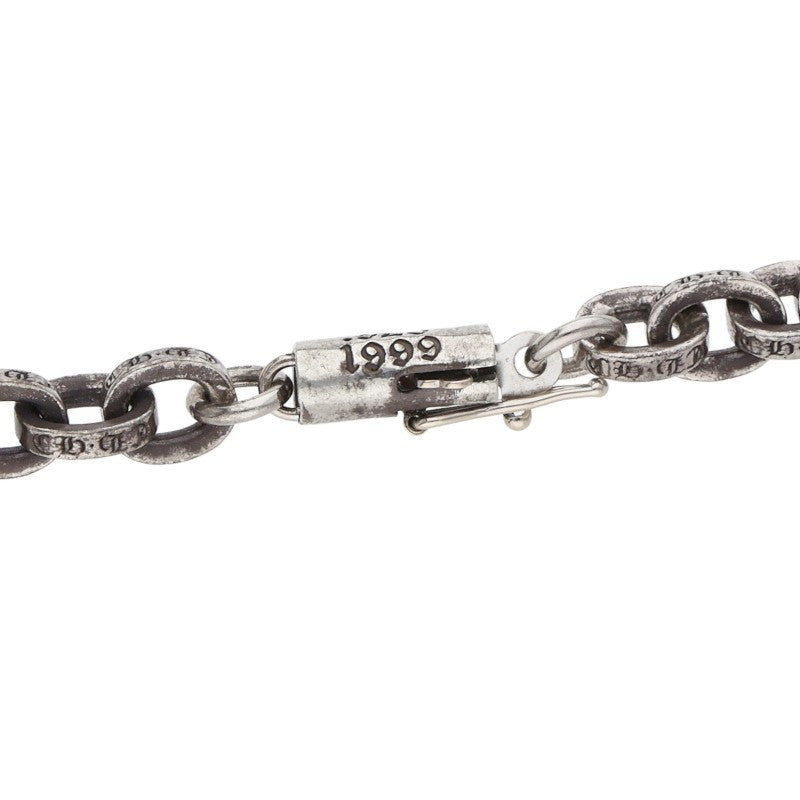 Chrome Hearts Paper Chain Silver Bracelet Size 8INCH