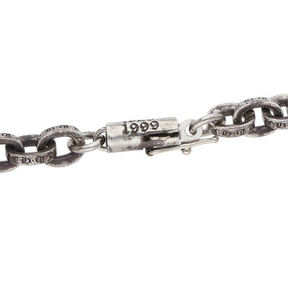 Chrome Hearts Paper Chain Silver Bracelet Size 8INCH
