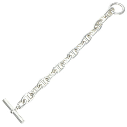 HERMES 925 Chaine d'Ancre TGM Bracelet Size 13LINK
