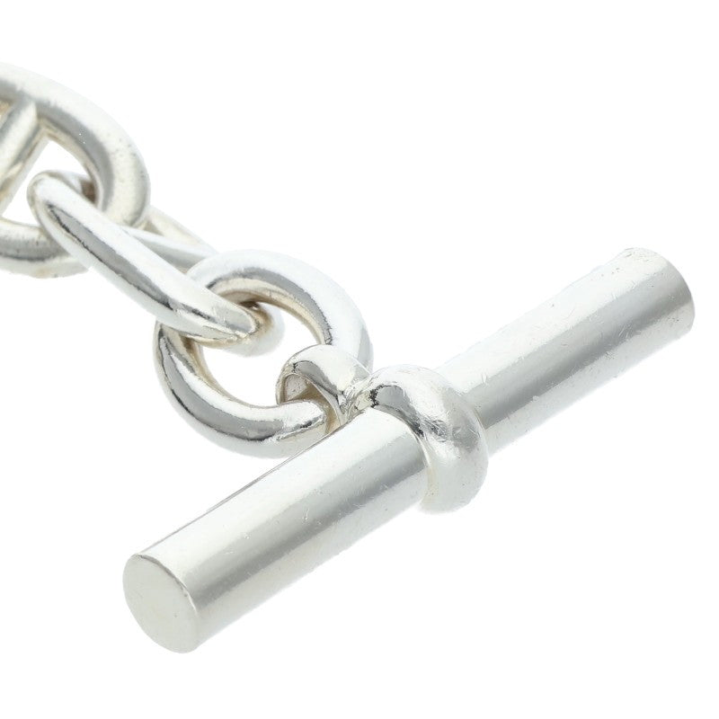 HERMES 925 Chaine d'Ancre TGM Bracelet Size 13LINK