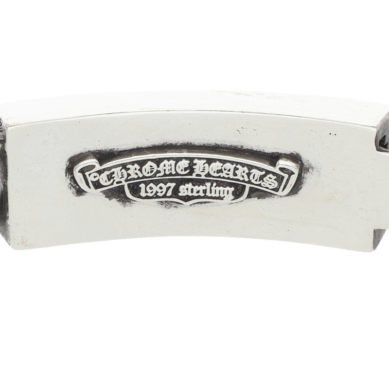 Chrome Hearts ID Floral CRS Silver Bracelet Size 13LINK