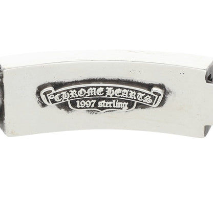 Chrome Hearts ID Floral CRS Silver Bracelet Size 13LINK