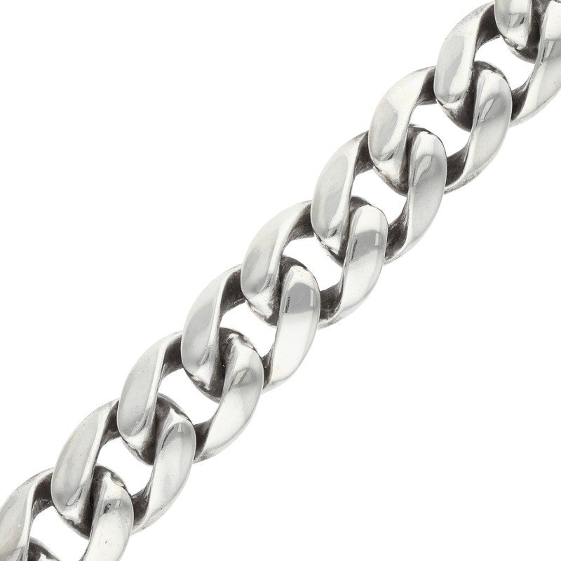 Chrome Hearts ID Floral CRS Silver Bracelet Size 13LINK