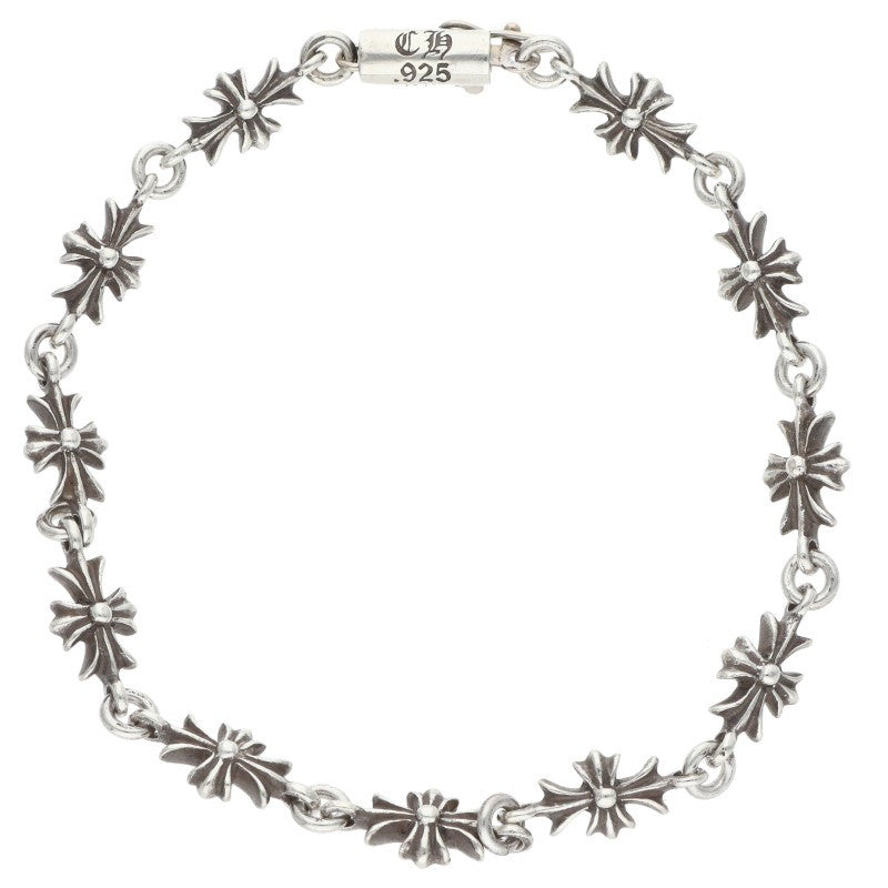 Chrome Hearts 925/14K TNY E CH PLS Bracelet Size 11LINK