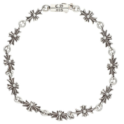 Chrome Hearts 925/14K TNY E CH PLS Bracelet Size 11LINK