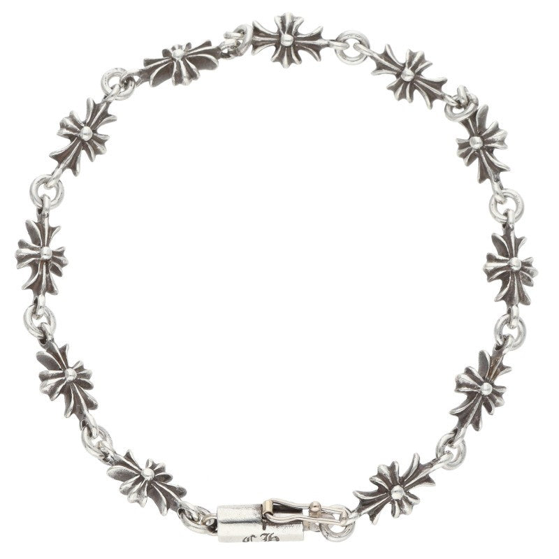 Chrome Hearts 925/14K TNY E CH PLS Bracelet Size 11LINK