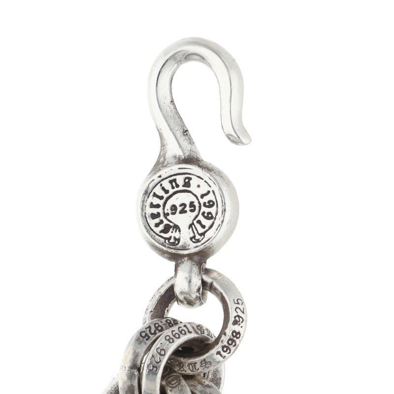 Chrome Hearts 2 Double B Ring Silver Bracelet Size ONE SIZE