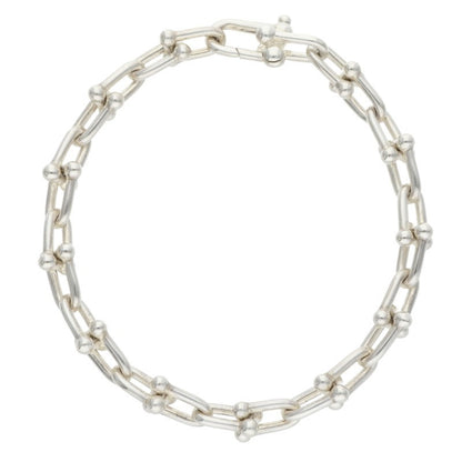 TIFFANY&Co. HardWear Small Link Silver Bracelet Size S