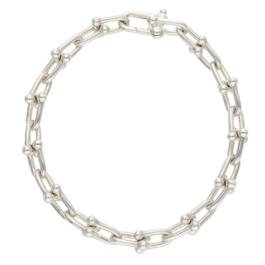 TIFFANY&Co. HardWear Small Link Silver Bracelet Size S
