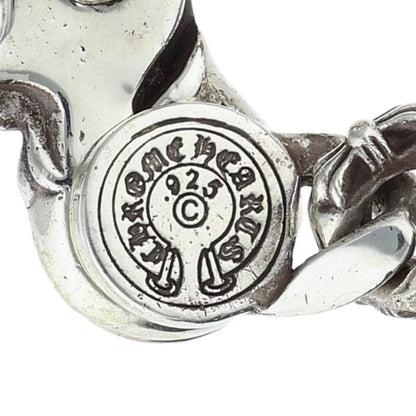 Chrome Hearts Fancy Chain Link Silver Bracelet Size 15LINK