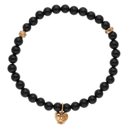 Chrome Hearts 22K 6mm Stacked Bead Bracelet Size ONE SIZE