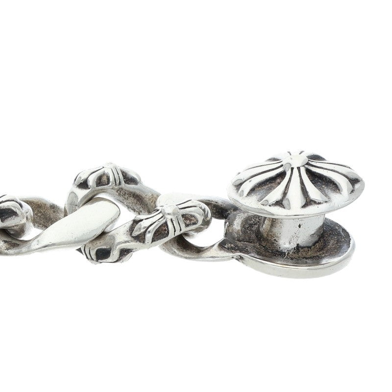 Chrome Hearts FNCY CHN LNK Silver Bracelet Size 13LINK