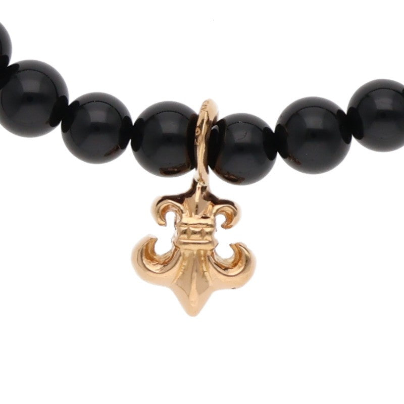 Chrome Hearts 22K 6mm BS Fleur Bead Bracelet Size ONE SIZE