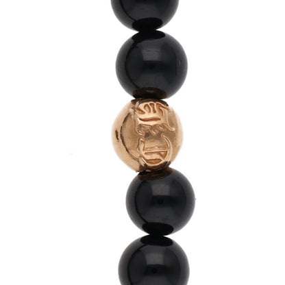 Chrome Hearts 22K 6mm BS Fleur Bead Bracelet Size ONE SIZE