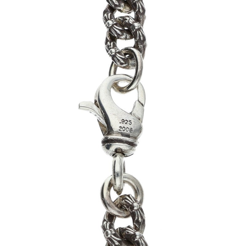 Chrome Hearts XTRA FNCY MINI Silver Bracelet Size 7INCH