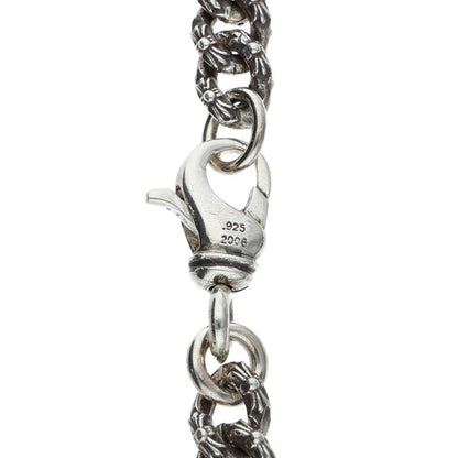 Chrome Hearts XTRA FNCY MINI Silver Bracelet Size 7INCH
