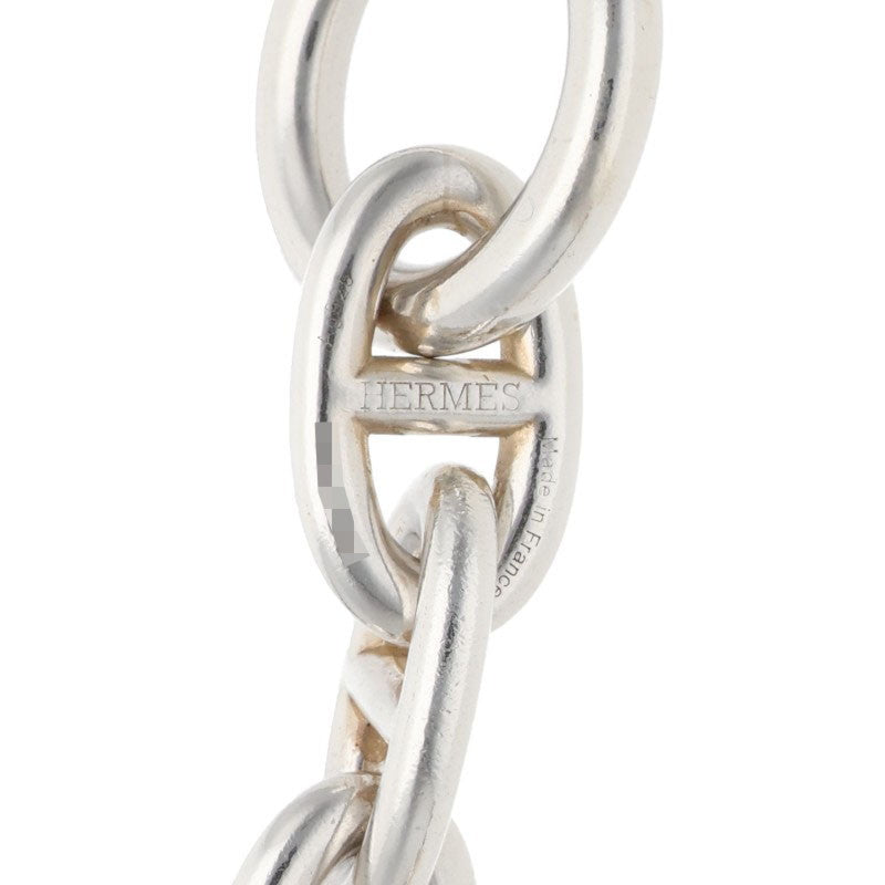 HERMES Chaine d'Ancre TGM Silver Bracelet Size 11LINK