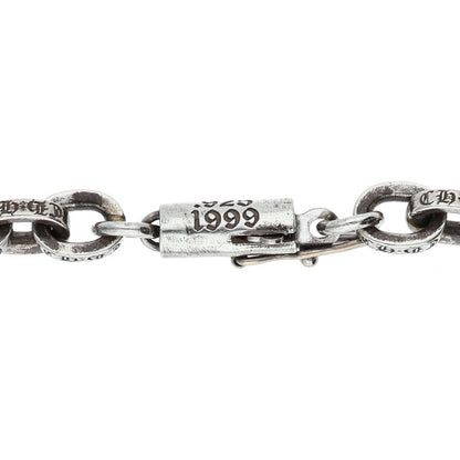 Chrome Hearts PAPER CHAIN Silver Bracelet 925/14K Size 7 Inch