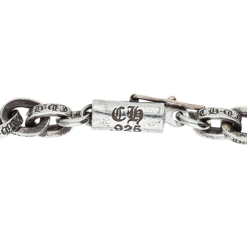 Chrome Hearts PAPER CHAIN Silver Bracelet 925/14K Size 7 Inch