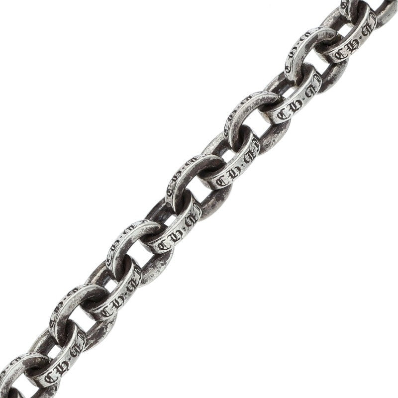 Chrome Hearts PAPER CHAIN Silver Bracelet 925/14K Size 7 Inch